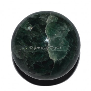 Dark Green Fluorite Ball